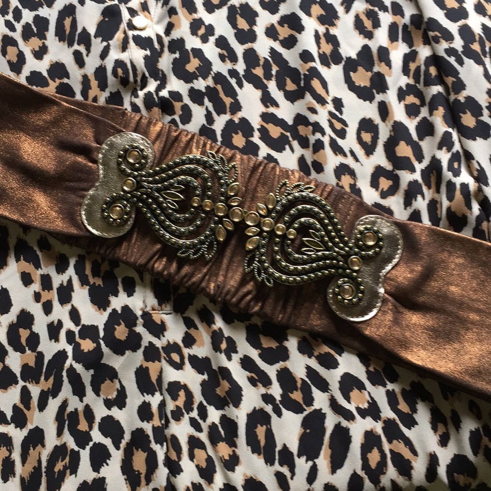 Brighton Belt - Stretches - 35.5” lying flat.